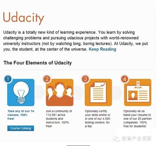Udacity获3500万美元融资，MOOC危机或将破局？